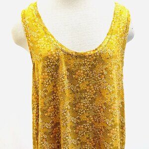 NWT SO GOODS FOR LIFE Juniors Sleeveless Pullover Round Neck Floral Shirt Sz XL